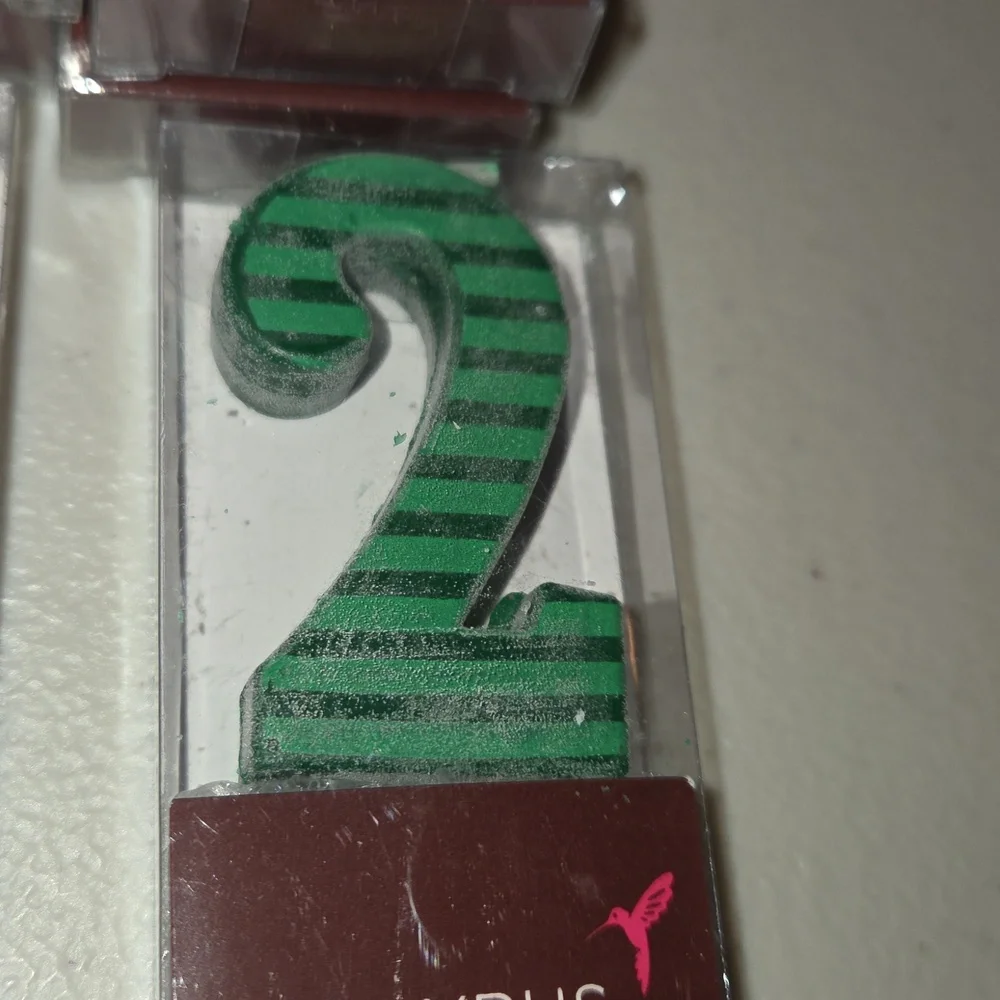 New PAPYRUS Multi Color #2 Candles Pack Of 6